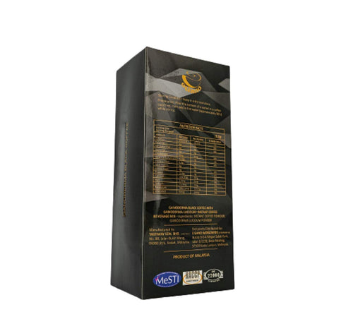 eGano 1 (3.5g 30 Box Ganoderma Black Coffee x Sachets) - Premium Quality Instant Coffee With Ganoderma Lucidum Extract