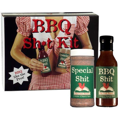 Big Cock Ranch Special Shit and BBQ Shit Kit | Funny BBQ Sauce Gift Set | Best BBQ Accessory | Made in the USA | Great