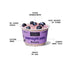 5oz MUSH Overnight Oats - Blueberry - Good Source of Fiber, Non-GMO, Dairy Free, Gluten Free