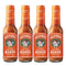 Melinda’s Mango Habanero Hot Sauce - Sweet & Mild, Made with Fresh Ingredients, 5oz, 4 Pack
