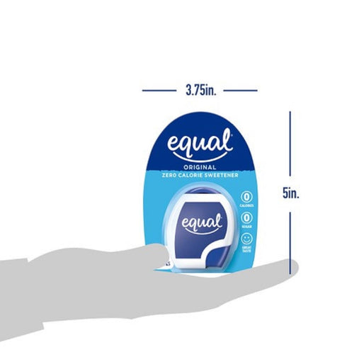 EQUAL 0 Calorie Sweetener Tablets, Sugar Substitute, Aspartame and Acesulfame-K, 100 Ct (Pack of 6)