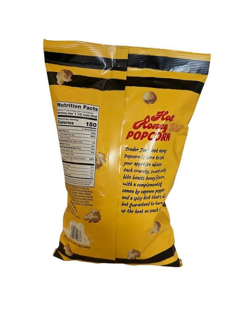 Generic 7oz (198g) Pack 1 Hot Honey Popcorn Buttery, Crunchy & Sweet Snack Treat, Bag