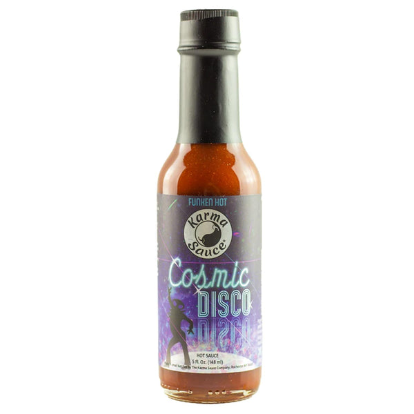 Cosmic Disco by Karma Sauce, Medium-Heat Hot Sauce With Flavors of Ghost