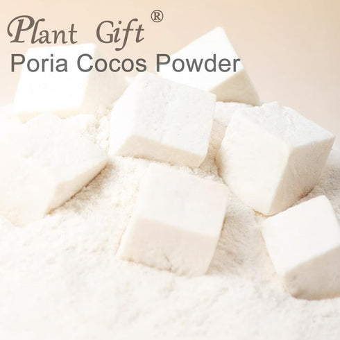 Plant Gift 100% 100G/3.25oz Pure Poria Cocos Powder Natural Poria Cocos Flour, Great Flavor for Drinks, Adds Flavor
