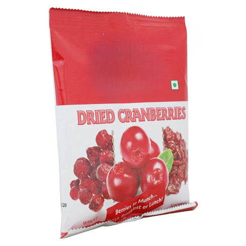Generic 100% 200g Dried Cranberry Whole Slices, Ready to Eat Snack | Clean with No Added Preservatives | No Added