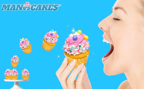 Manvscakes Rainbow Cake Sprinkles - Pink Edible Sprinkles for Valentines, Cookies, Chocolate, Ice Cream