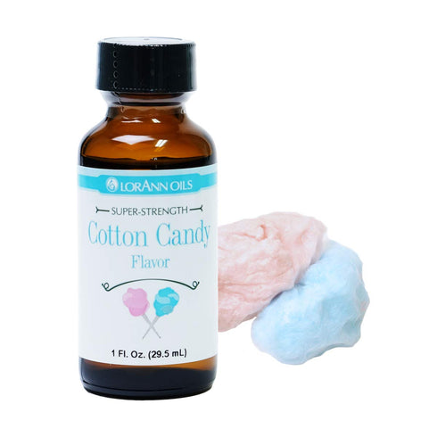 LorAnn Oils Super Strength Flavoring, Cotton Candy, 1 fl oz, 4X Stronger for Candy Making & Baking