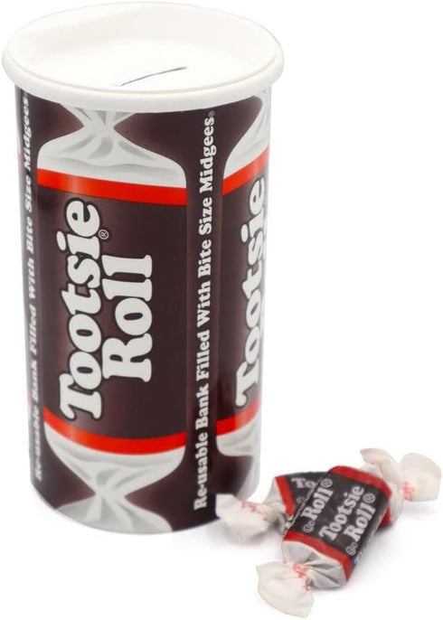 Tootsie Roll Bank, 4oz, Pack of 2