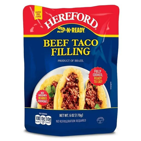 Generic Hereford Beef Taco Filling 6 oz. (Pack of 6)