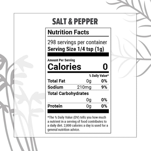 Mes Amis (2-Pack) Salt & Pepper Symphony Supreme + Cali Garlic Bliss Plus Pepper & Parsley Gourmet All-Purpose