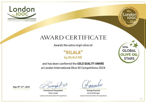 OILALA 707 2024/25 500ml (16.9 Oz) Extra Virgin Olive Oil, Robust Flavor, High Polyphenols, mg/kg London IOOC Gold