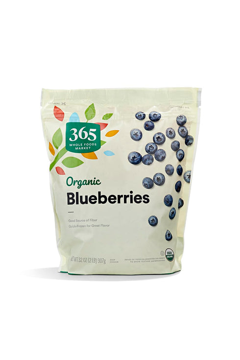 365 by Whole Foods Market , Organic Blueberries, 32 Ounce, (Frozen)
