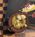 Delcato 10 Count Dubai Style Chocolate Brownie with Real Pistachio, Individually Wrapped Treats - Box