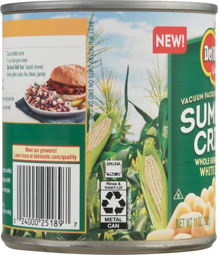 Summer 11 oz Del Monte Crisp White Corn