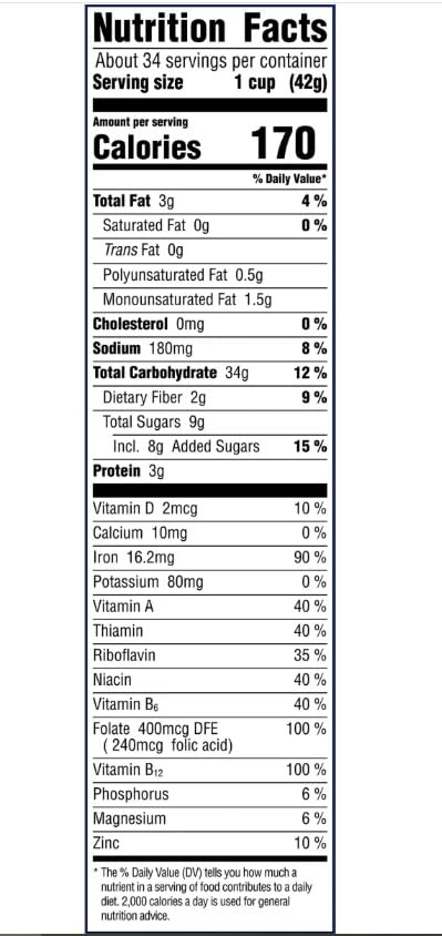 KD Chocolates 50 oz Post, Hony Bunches of Oats with Almonds Cereal