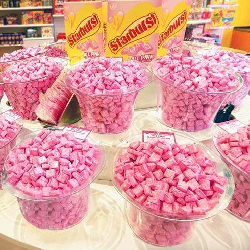 3lb (48oz) Pack Starburst Fruit Chews Only Pink Strawberry Bulk Limited Edition