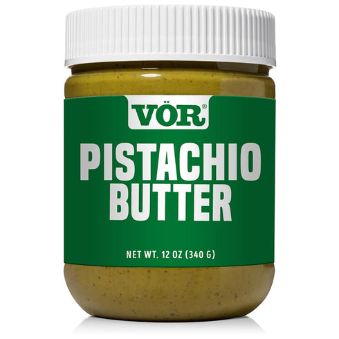 Voer Pistachio Butter (12oz) | 100% Pure Pistachio Paste | Rich & Nutty