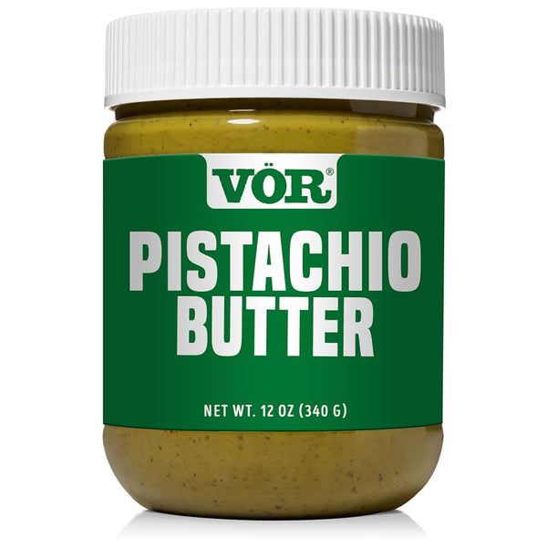 Voer Pistachio Butter (12oz) | 100% Pure Pistachio Paste | Rich & Nutty
