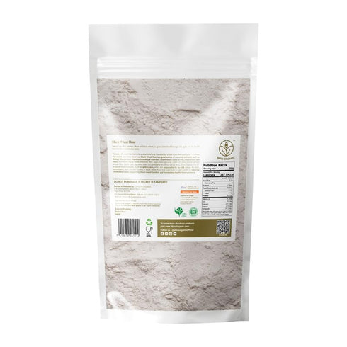 1.5 Shiva Organic Black Wheat Atta - kg | High Fiber, Low Gluten Ancient Grain with Abundant Bran