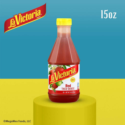 15-Ounce (Pack 6) La Victoria Taco Sauce Medium Squeeze