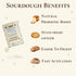 (5 Sourdough Starter Culture Dehydrated Wild Dry Yeast for Baking Homemade Artisan Bread Organic, Non-GMO, Fresh