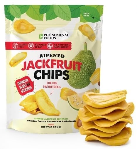 Generic 13 Jackfruit Chips, Net Weight Ounce - Gluten-Free, No Added Sugar, No Artificial Ingredients