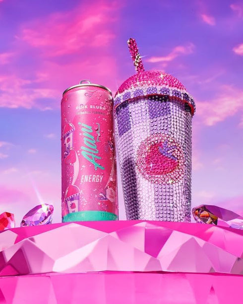 Generic Pack 15 -12 oz AIani. Nu Sugar Free Energy Drink - Of - Pink Slush (Strawberries & Cream) Flavor - fl.