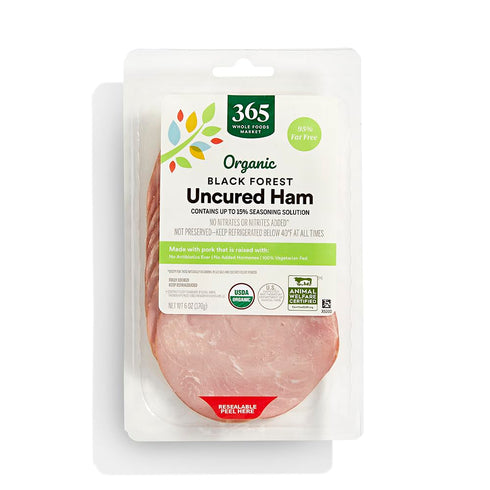 365 by Whole Foods Market Organic Black Forest Sliced Ham, 6 OZ
