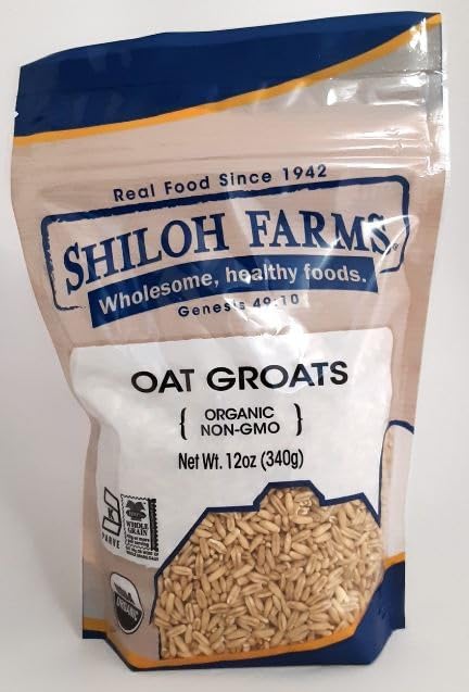 Shiloh Farms Organic Oat Groats - 6 Count of 12 Oz | Pure Organic