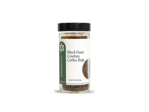 Savory Spice Black Dust Cowboy Coffee Rub (2.1 oz) - Coffee Steak Seasoning for