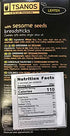 Tsanos 140gr 2-Pack Greek Sesame Breadsticks