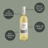 3g 50 750ml (25 oz) Surely Non Alcoholic Wine, De-alcoholized California Sauvignon Blanc, Alcohol-removed White Wine