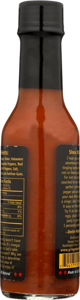 5 oz (Pack 3) Gringo Bandito Hot Sauce Bottles