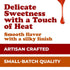 70gr (Pack 4) Food To Live Calabrian Hot Pepper Acacia Honey, Artisan Italian Spicy Honey Infused with Fiery Calabrian