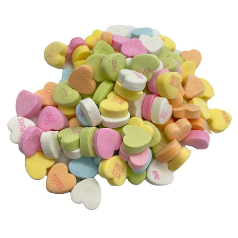 Sweet Notes Small Conversation Hearts Candy - 3 lb Bulk Bags -