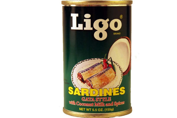 Ligo Sardines Gata Style (With Coconut Milk and Spices) - 5.5oz (Pack of