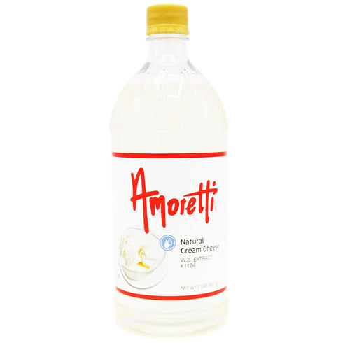 2 oz Amoretti - Natural Cream Cheese Extract Water Soluble - Highly Concentrated & Perfect For Pastry, Savory, Brewing
