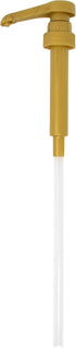 By The Cup Gold Coffee Syrup Pump for 750 ml Bottles, Pack of 2, Fits Upouria, Torani, DaVinci, and Monin (1L Plastic