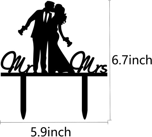 Funny Game Console Wedding Cake Topper, Video Game Gamer Couple Cake Topper for Wedding & Party Decorations