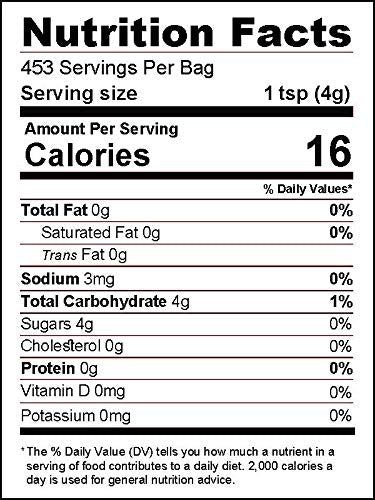 (4 lbs) Health Garden Organic Coconut Palm Sugar - Non GMO - Gluten Free -Sweetener Substitute - Kosher - All Natural