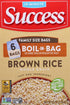 32-Ounce Success Boil-in-Bag Rice, Brown Rice, Quick and Easy Rice Meals, Box