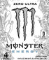 16 oz, 4 Pack Monster Energy, Zero Ultra, fl