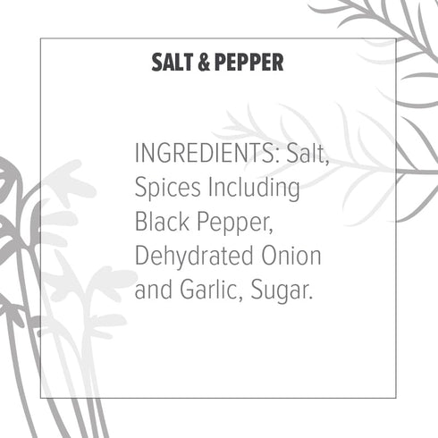 Mes Amis (2-Pack) Salt & Pepper Symphony Supreme + Cali Garlic Bliss Plus Pepper & Parsley Gourmet All-Purpose