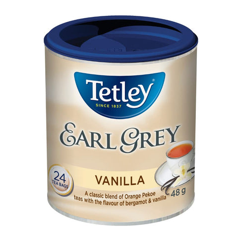 Tetley Tea Earl Grey Vanilla, 24 Round Tea Bags