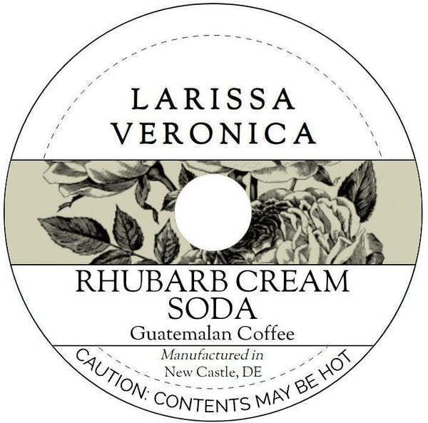Larissa Veronica Rhubarb Cream Soda Guatemalan Coffee (Single Serve K-Cup Pods) (Gourmet, Naturally Flavored,