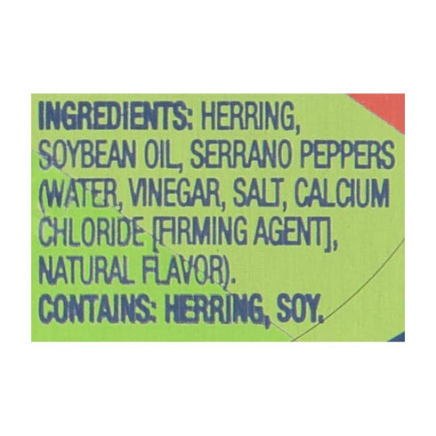 Beach Cliff Wild Caught Fish Steaks: 3.75 oz Can in Soybean Oil with Hot Green Chilies, Pack of 12