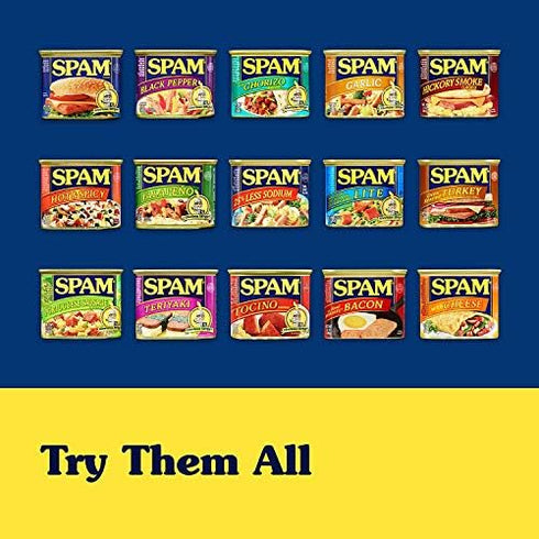 7 12 oz (Pack 12) SPAM with Real HORMEL Bacon, g protein