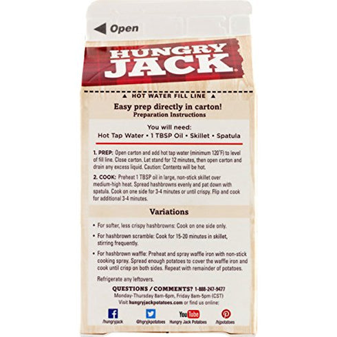 8 Count Hungry Jack Gluten Free Hash Browns, Original