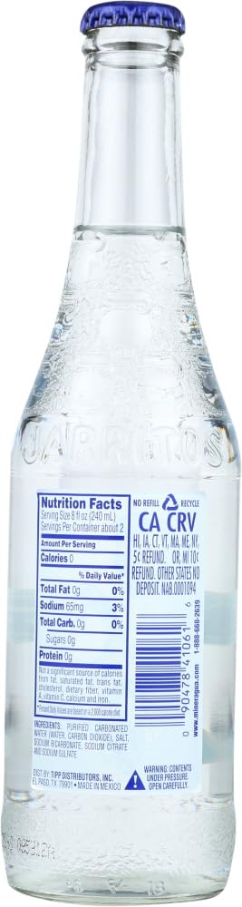 12.5 OZ (Pack 12) Jarritos Mineragua Soda