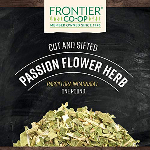 16 (Pack 1) Frontier Co-op Passion Flower Herb, Cut and Sifted, Kosher | Ounce